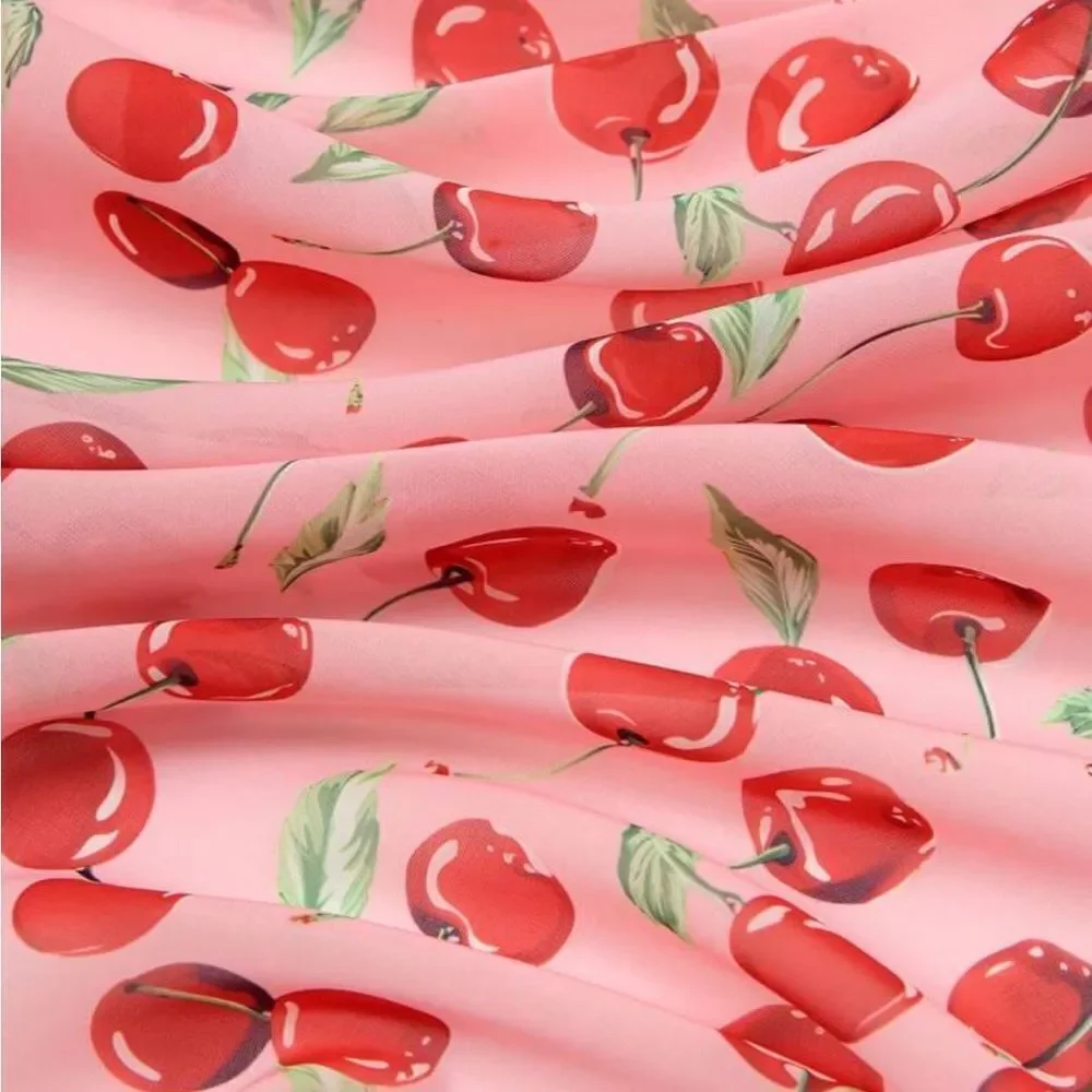Cherry scarf N576